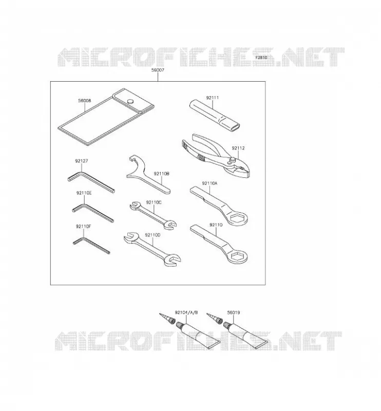 TOOL Kawasaki MOTOS 650 2015 ER-6F  EX650EFF