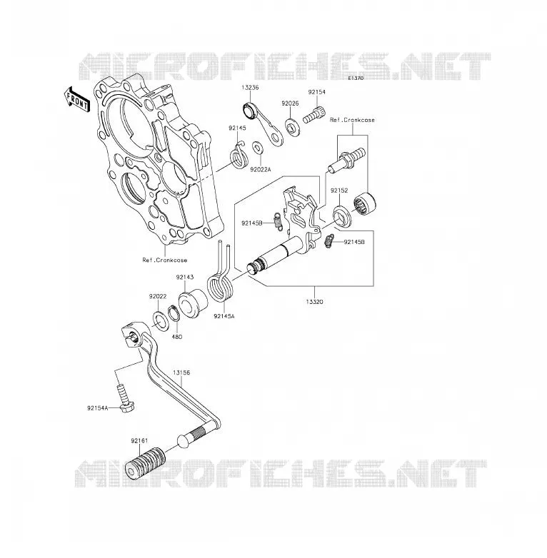 SHIFT Kawasaki MOTOS 650 2013 ER-6F ABS  EX650FDS