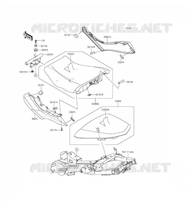 SEAT Kawasaki MOTOS 650 2014 ER-6F ABS  EX650FEF