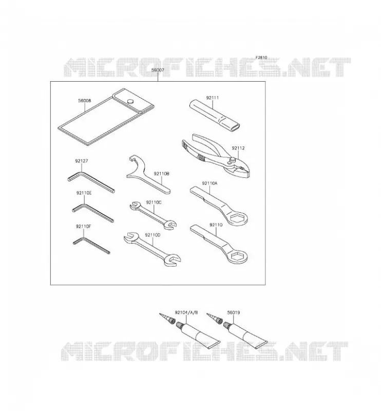 TOOL Kawasaki MOTOS 650 2014 ER-6F ABS  EX650FEF
