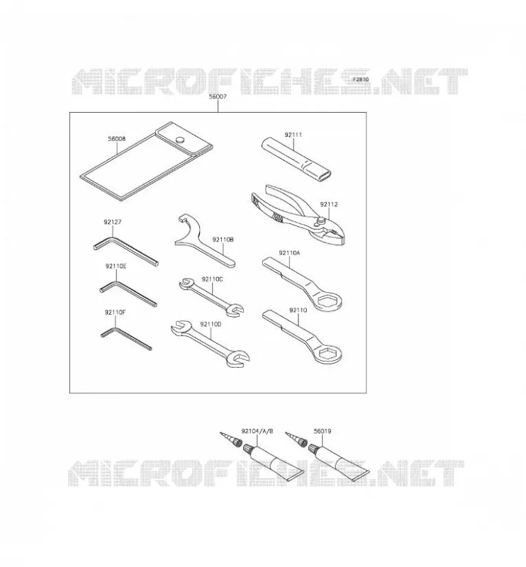 TOOL Kawasaki MOTOS 650 2015 ER-6F ABS  EX650FFF