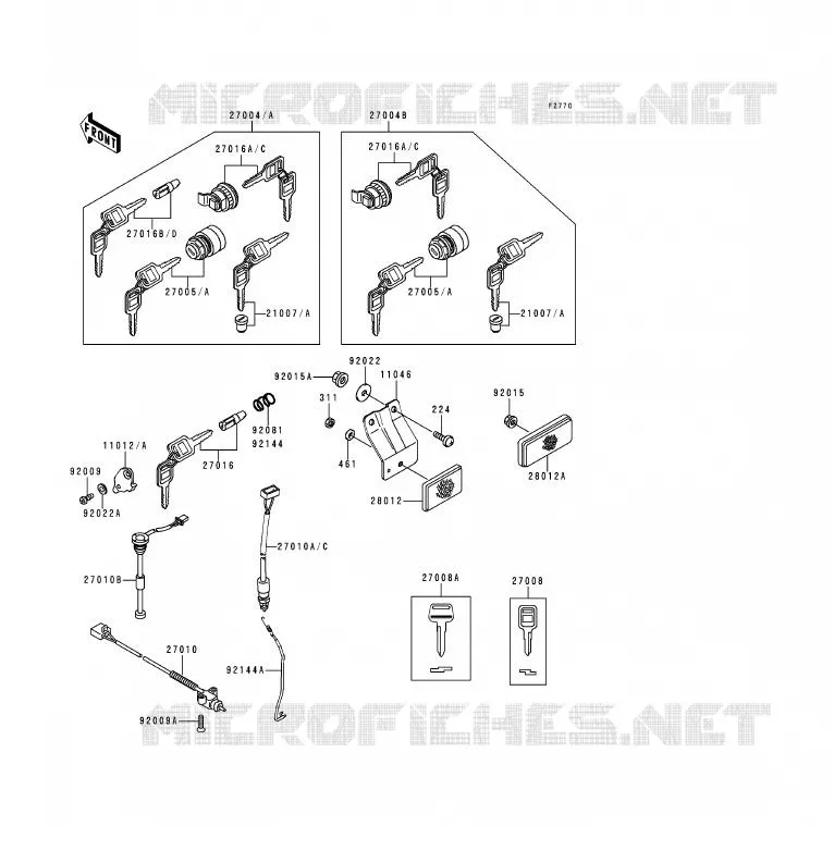 SWITCH Kawasaki MOTOS 125 1991 KDX125SR  KDX125-B2