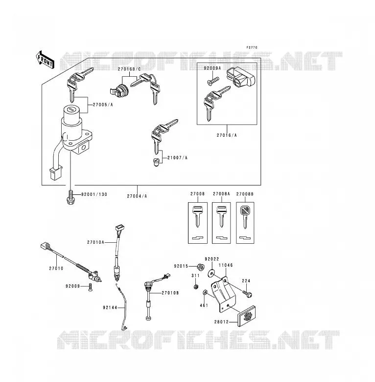 SWITCH Kawasaki MOTOS 125 1992 KDX125SR  KDX125-B3