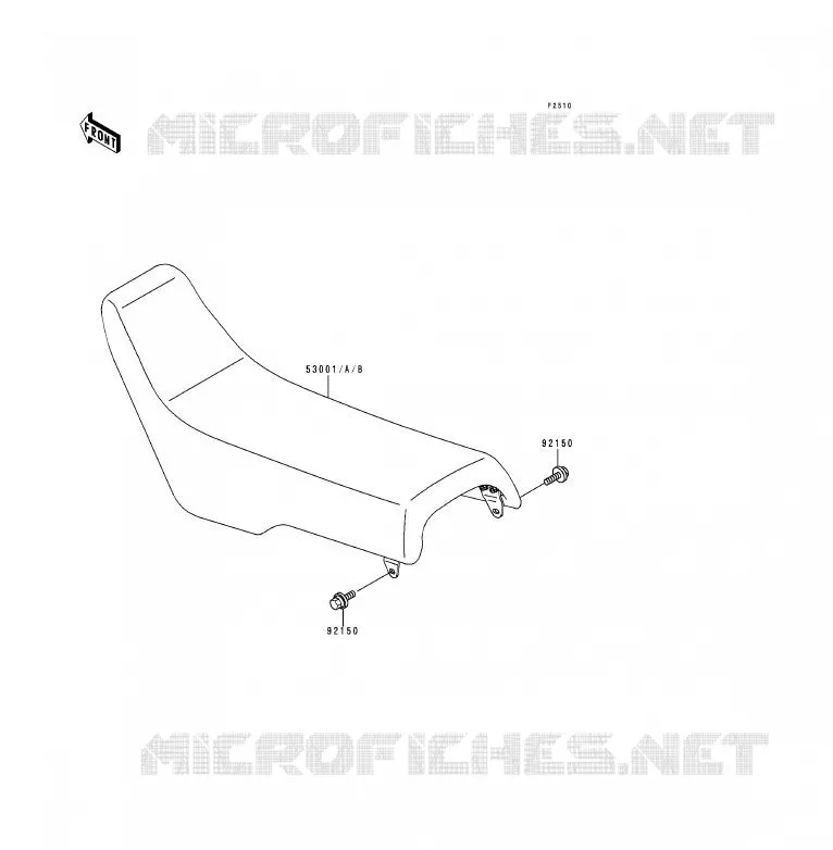 SEAT Kawasaki MOTOS 200 1990 KDX200  KDX200-E2