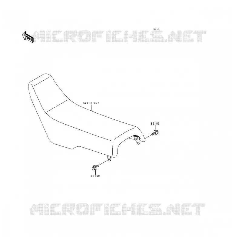 SEAT Kawasaki MOTOS 200 1992 KDX200  KDX200-E4