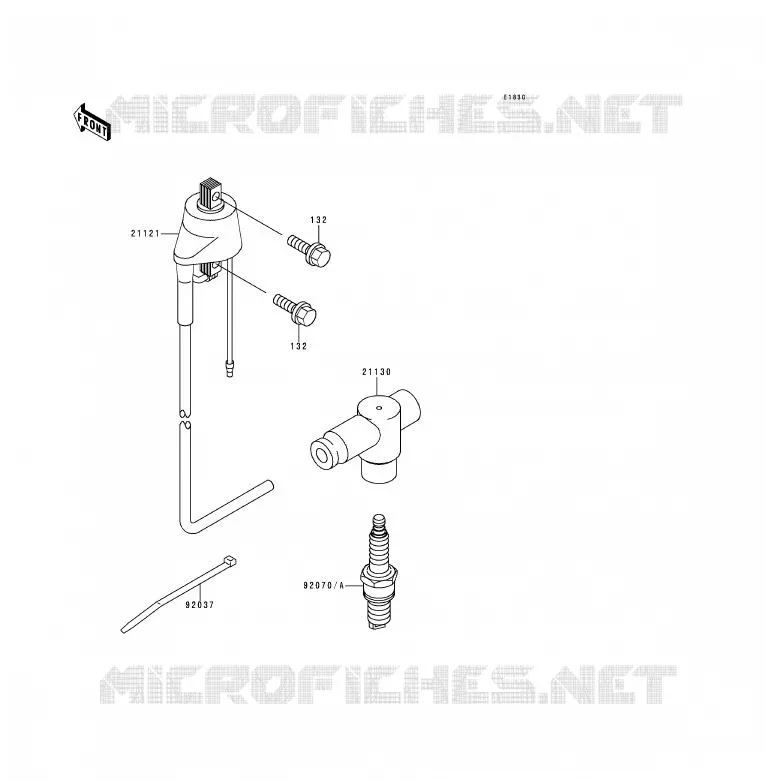 IGNITION SYSTEM Kawasaki MOTOS 200 1997 KDX200  KDX200-H3