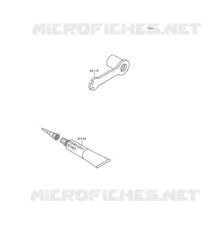 TOOL Kawasaki MOTOS 200 1999 KDX200  KDX200-H5