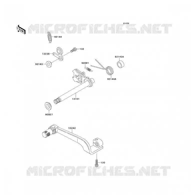 SHIFT Kawasaki MOTOS 200 1999 KDX200  KDX200-H5