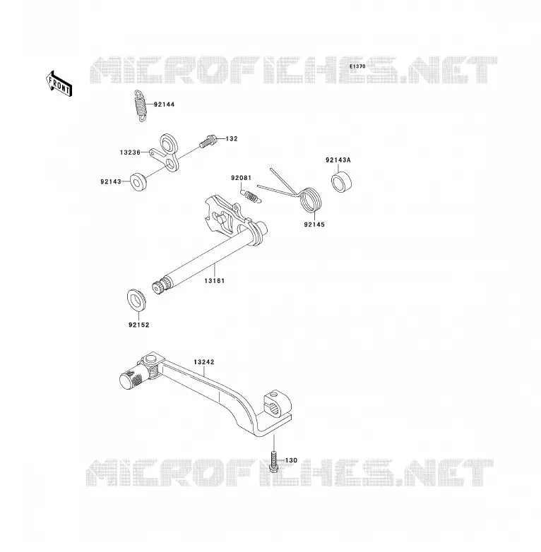 SHIFT Kawasaki MOTOS 200 2006 KDX200  KDX200H6F