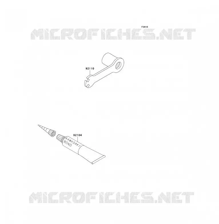 TOOL Kawasaki MOTOS 200 2001 KDX200  KDX200-H7