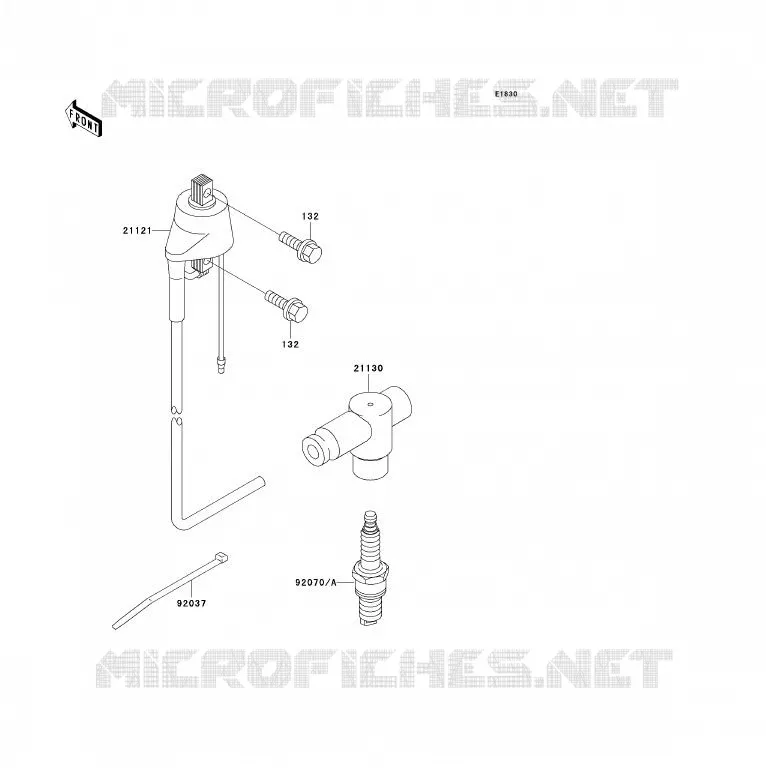 IGNITION SYSTEM Kawasaki MOTOS 200 2002 KDX200  KDX200-H8