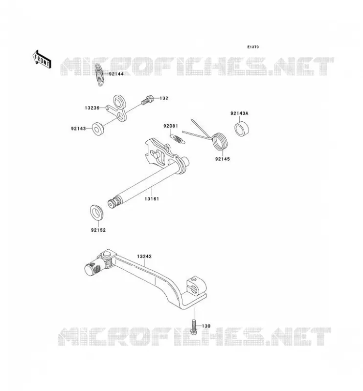 SHIFT Kawasaki MOTOS 200 2002 KDX200  KDX200-H8