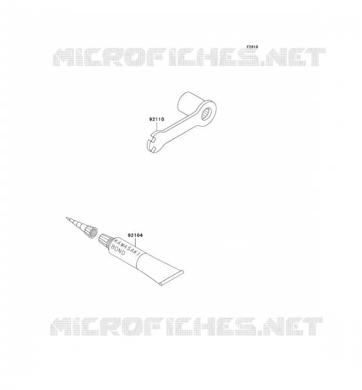 TOOL Kawasaki MOTOS 220 2005 KDX220R  KDX220-A12