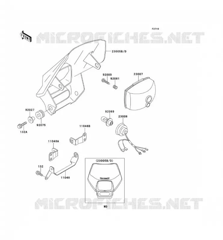 LENS(S) Kawasaki MOTOS 220 1998 KDX220R  KDX220-A5