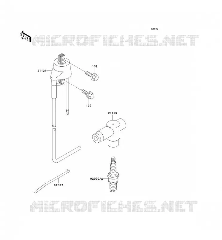 IGNITION SYSTEM Kawasaki MOTOS 220 2002 KDX220R  KDX220-A9