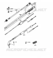 CABLES voor Kawasaki KE100 1992