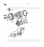 CLUTCH voor Kawasaki KE100 1992