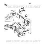 EXHAUST voor Kawasaki KE100 1992