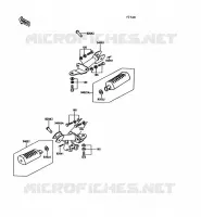 FOOTREST voor Kawasaki KE100 1992