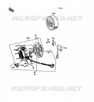 GENERATOR voor Kawasaki KE100 1992