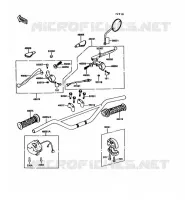 HANDLEBAR voor Kawasaki KE100 1992