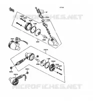 INDICATORS voor Kawasaki KE100 1992