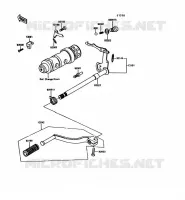 SHIFT voor Kawasaki KE100 1992