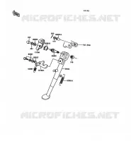 STAND voor Kawasaki KE100 1992