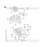 CRANKCASE(S) voor Kawasaki KE100 1999