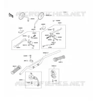 HANDLEBAR voor Kawasaki KE100 1999