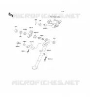 STAND voor Kawasaki KE100 1999