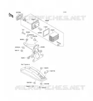 TAILIGHT(S) voor Kawasaki KE100 1999