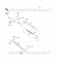 BRAKE PEDAL voor Kawasaki KE100 2000