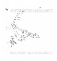 CHASSIS voor Kawasaki KE100 2000