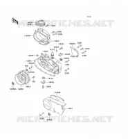 ENGINE COVERS voor Kawasaki KE100 2000