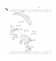 FENDER voor Kawasaki KE100 2000