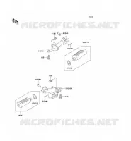 FOOTREST voor Kawasaki KE100 2000