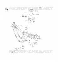 FRAME PARTS (COUVERTURE) voor Kawasaki KE100 2000