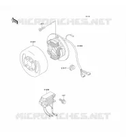 GENERATOR voor Kawasaki KE100 2000