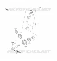KICK STARTER voor Kawasaki KE100 2000
