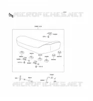 SEAT voor Kawasaki KE100 2000