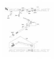 SHIFT voor Kawasaki KE100 2000