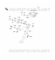 STAND voor Kawasaki KE100 2000
