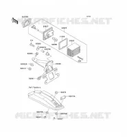 TAILIGHT(S) voor Kawasaki KE100 2000