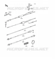 CABLES voor Kawasaki KH125 1991