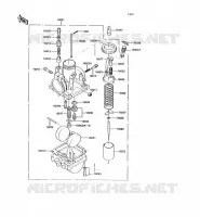 CARBURETOR voor Kawasaki KH125 1991
