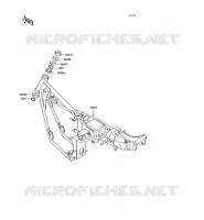 CHASSIS voor Kawasaki KH125 1991