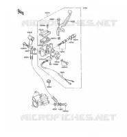 FRONT MASTER CYLINDER voor Kawasaki KH125 1991