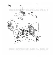 GENERATOR voor Kawasaki KH125 1991