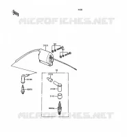 IGNITION COIL voor Kawasaki KH125 1991